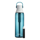 Botella Filtrante Brita, 770 Ml, Libre De Bpa, Vidrio Color Cristal Marino