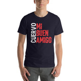 Remera Algodon San Lorenzo Cuervo Mi Buen Amigo