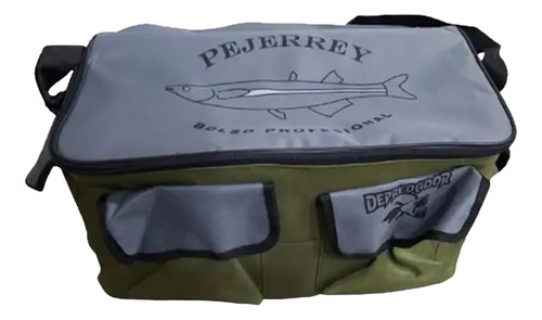 Bolso De Pesca Depredador Profesional Grande 50 X 26 X 28cm.