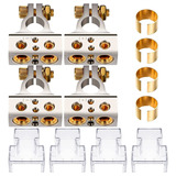 2 Pares De Conectores De Terminales De Batería De Calibre 0/