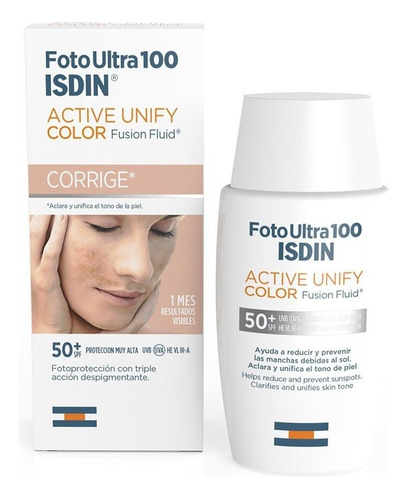 Isdin Foto 100 Active Unify Color Fusion Fluid Fps 50 50 Ml.