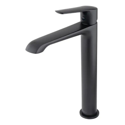 Monomando Para Lavabo Alto Marca Urrea Lia 101cl.2 Negro Acabado Mate | Envío gratis