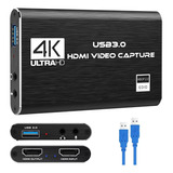 Tarjeta De Captura De Vídeo Audio Usb 3.0 4k Hd 1080p 60hz