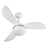 Ventilador De Teto Ventisol Fênix Branco E Silver Com 3 Pás Cor  Branco De  Plástico, 96 cm De Diâmetro 127 v