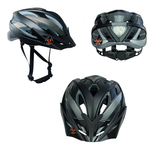 Casco Optimus Mtb Sagitta Con Luz Integrada Saggita 