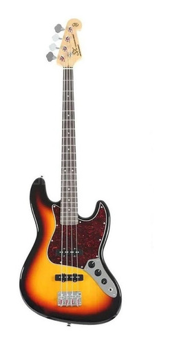 Bajo Electrico Jazz Bass Sx Bd1-3ts Sunburst Con Funda