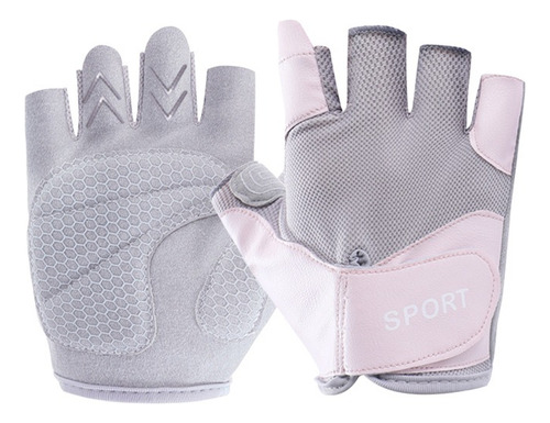 Guantes Gym Deporte Pesas Gimnasio Mujer Hombre