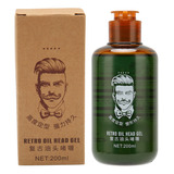 Cera En Gel Para Hombre, Profesional, Retro, Duradera Y Nutr