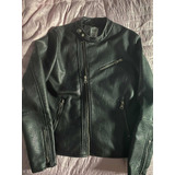 Campera Stone Eco Cuero Punk Rock Motoquero