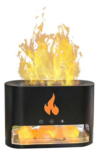 Humidificador Difusor De Aroma Efecto Llama Chimenea