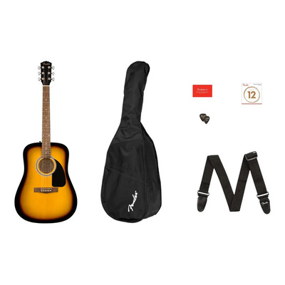 Guitarra Acústica Fender Alternative Fa-115,sunburst, Gloss Color Sunburst Orientación de la mano Diestro | Meses sin interés