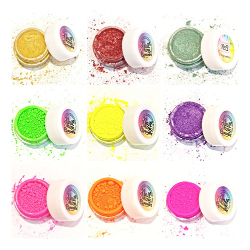 Pigmentos Nail Show Neon 3g Para Uñas O Maquillaje X9u