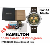 Reloj Hamilton Khaki Aviation Xwind Full Set Case Size 46 Mm
