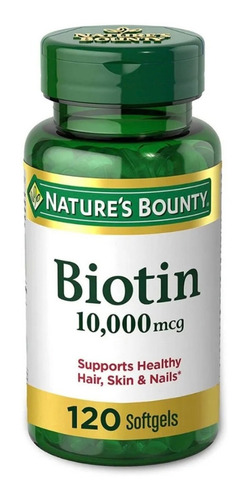 Nature Bounty Biotin 10,000mcg - 120 Capsulas