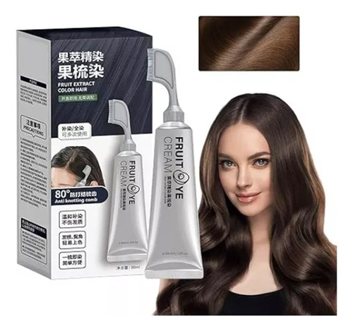 Champú Para Teñir El Cabello Negro Plant Essence Para.cubrir