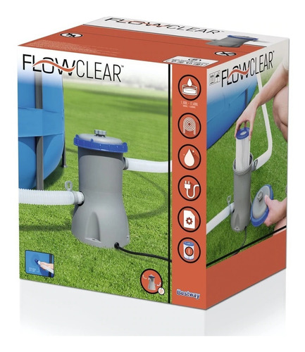 Bomba De Filtro Piscina De 2006 L (530 Galones) Flowclear