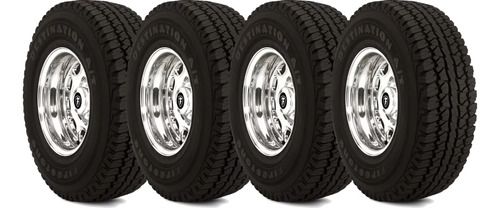 Kit De 4 Neumáticos Firestone Destination A/t Lt 245/70r16 111 T