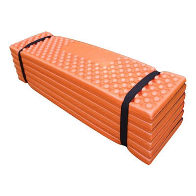 Cojín De Dormir Portátil Plegable Para Acampar Naranja