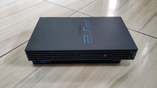Playstation 2 Fat Só O Console Sem Nada E Ele Liga Mas Sem Imagem E Gaveta Não Abre Tá Com Defeito! B5