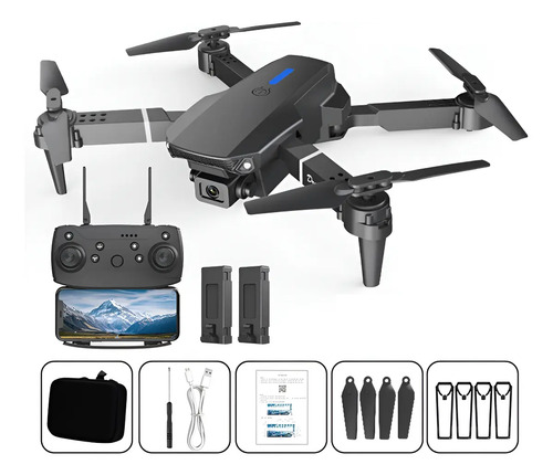 Cámara Mini Drone Grande Angular Wi-fi Barato + 2 Morcegos