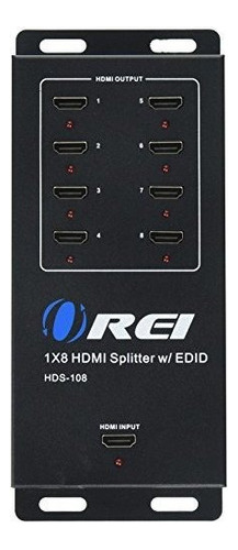 Orei Hds108 1x8 Alimentado 1080p V14 Certified Splitter Hdmi