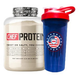 Pack Proteina Whey 2.8lbs Sin Sabor + Shaker - Chef Protein