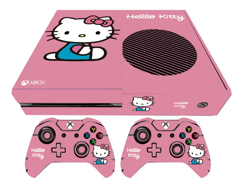 Skin Xbox One Hello Kitty Para Consola 
