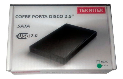 Cofre Usb 2.0 Porta Disco Duro Sata 2.5 Teknitek Bs-u25t