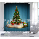 Cortinas De Panel De Cortina De Navidad