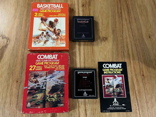 Vendo O Permuto - Lote De 2 Juegos Con Caja De Atari 2600