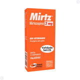 Mirtz 2mg 12 Comp. Estimula O Apetite Para Gatos Agener
