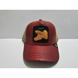 Gorra Goorin Bros Animales Vibora De Cuero Color Vino