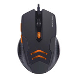 Mouse Gamer De Juego Multilaser  Gamer Mo274 Negro Y Naranja