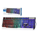 Teclado Rgb Gamer Semi Mecânico Led Profissional Ps4 Xbox Abnt2