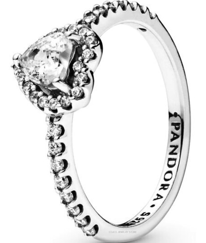 Anillo Pandora Corazón Elevado Gratis Kit De 9 Accesorios