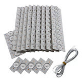 100pcs 3v Smd Lamp Beads Con Filtro Óptico Para Tv Led 32-65