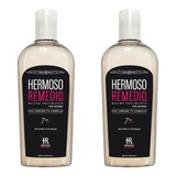 Pack Shampoo Hermoso Remedio ® Crecimiento Acelerado Anticaida Reparador Hidratante Anti Frizz Para Mujer 250ml Por 2 Unidades