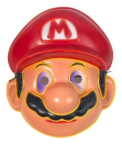 Mascara Led Mario Bros Y Luigi