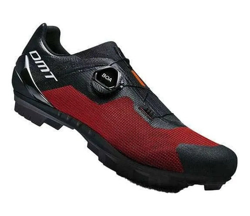 Zapatilla Ciclismo Mtb Dmt Km4 Negra/rojo