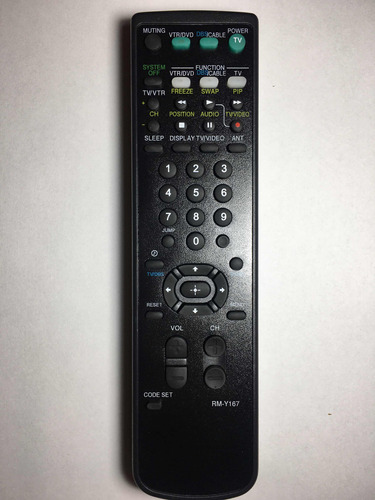 Control Remoto Para Tv Sony Trinitron-wega-2786-rm-y167