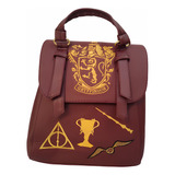 Mochila Gryffindor Escolar Harry Potter Piel Sintética    