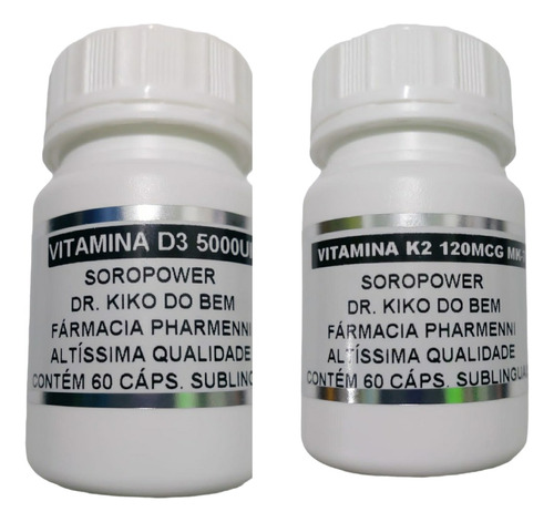 Vitamina K2 Mk7 120 Mcg + D3 5000 Ui Assista O Vídeo Antes