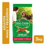 Alimento Seco Perro Dog Chow® Adultos Minis/pequeños 3kg