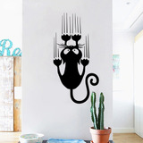 Vinilos Adhesivos Sticker Pared Decorativos De Gatos 30x90cm