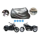 Funda Afelpada 100% Impermeable Para Moto Kawasaki Vulcan