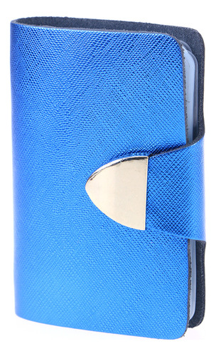 Funda Organizadora Azul Credit Case Para Mujer