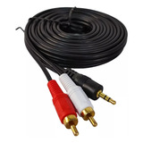 Cable Auxiliar Audio Sonid Rca Interconexion Plug Jack 3.5mm