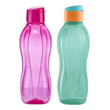 Paquete De 2 Botellas Para Agua Eco Tupperware 1 Litro