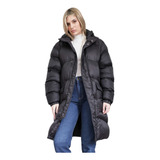 Campera Puffer Inflable Maxicamperon Largo Capucha Importada