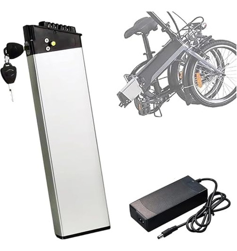 Batería De Ebike 52v 10ah-18ah Plegable Litio 1200w-350w